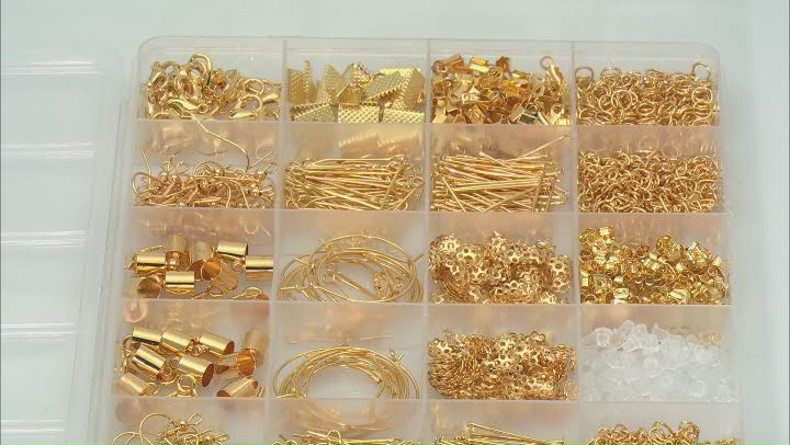 Gold Tone Findings Assortment Kit of 1561 Video Thumbnail